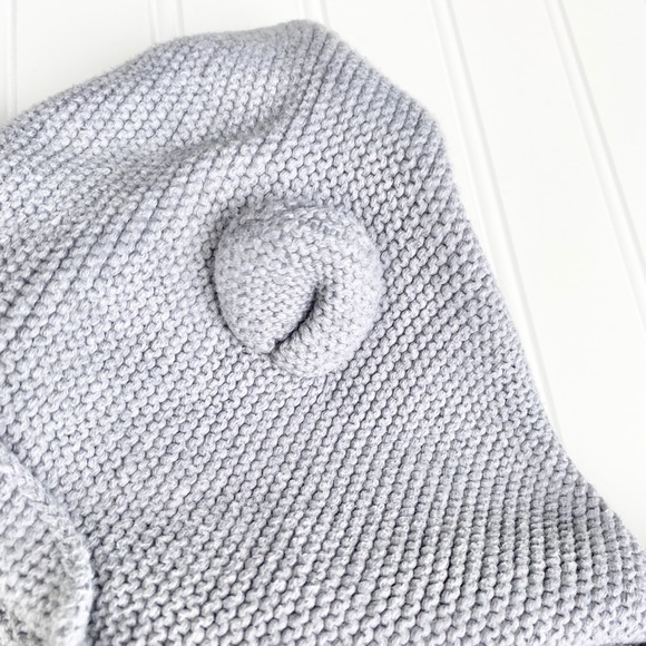 BabyGap grey toddler bear hooded sweater - Picture 2 of 5